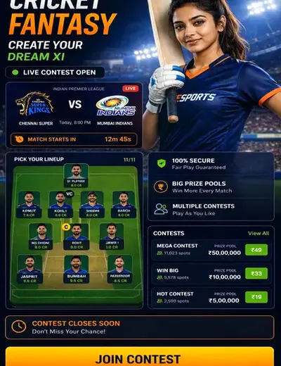 Hero11 (hero11 login) fantasy cricket & matchday visual 3